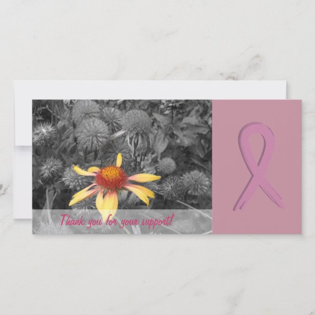 Breast Cancer Awareness Support Photo Card (Front)