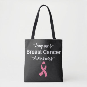 St Louis Cardinals Pink Ribbon Breast Cancer Awareness Cotton Canvas Tote  Bag