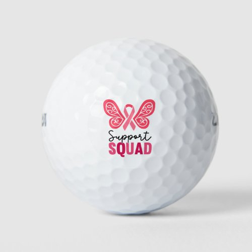 Breast Cancer Awareness Support Squad Golf Balls