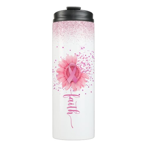 Breast Cancer AwarenessSupport Thermal Tumbler