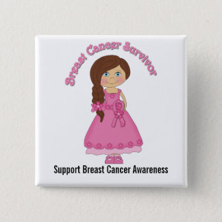 Breast Cancer Awareness (Survivor 2) Button