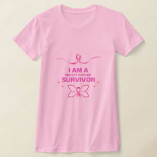 Breast Cancer Awareness Survivor Pink T-Shirt