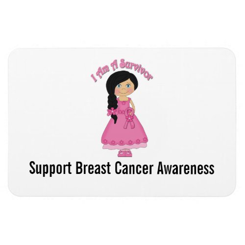 Breast Cancer Awareness Survivor Premium Magnet