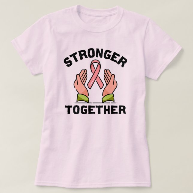 Breast Cancer Awareness T-Shirt (Design Front)