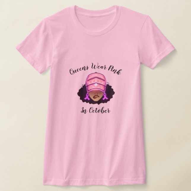 Breast Cancer Awareness T-shirt (Laydown)