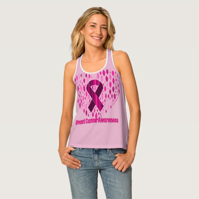 Breast Cancer Awareness Tank Top  (Front Full)