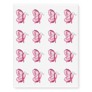 Breast Cancer Awareness Temporary Tattoos
