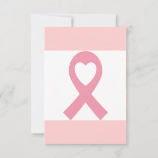 Breast Cancer Awareness  Thank You Card