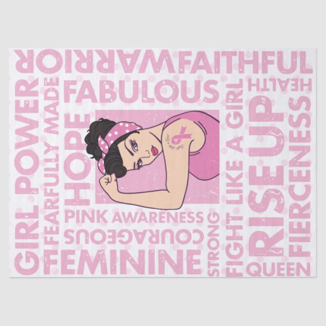 Breast Cancer Awareness Tissue Paper (Front)