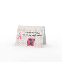 breast cancer awareness/tough cookie note cards