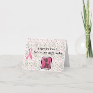 breast cancer awareness/tough cookie note cards
