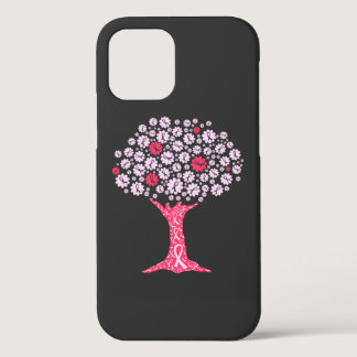 Breast Cancer Awareness Tree iPhone 12 Case