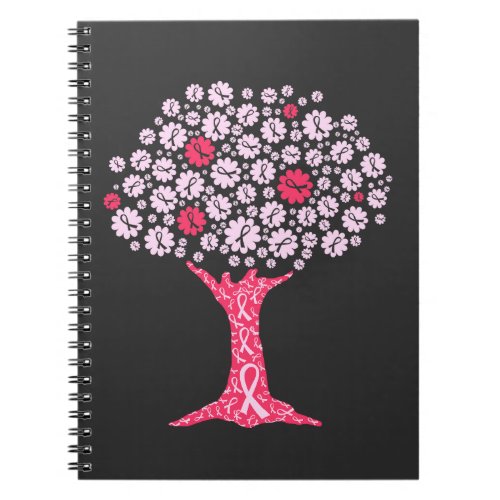 Breast Cancer Awareness Tree Notebook