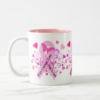 Breast Cancer Awareness Two-Tone Coffee Mug