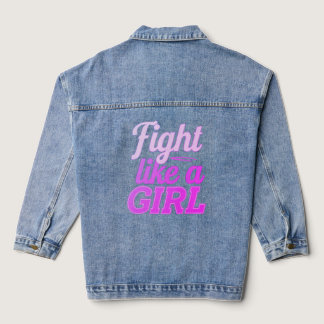 Breast Cancer Awareness Unisex Tee Denim Jacket