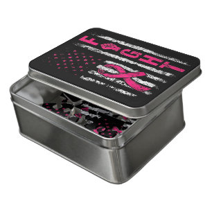 Breast Cancer Awareness USA Flag Jigsaw Puzzle