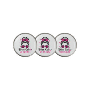 Breast Cancer Awareness Warrior Golf Ball Marker