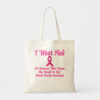 Breast Cancer Awareness Wear Pink Men Women Zip Ho Tote Bag