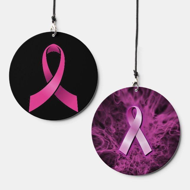 Breast Cancer Awareness Wind Chime (Front & Back)