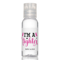 Breast Cancer Awareness with Pink Ribbon  Hand Sanitizer