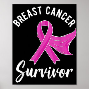 Breast Cancer Awareness Women Survivor Nk Poster