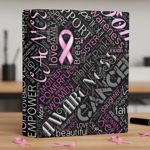 Breast Cancer Awareness Word Cloud ID261 Binder