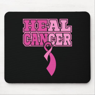 Breast Cancer Awareness World Cancer Day HEAL CANC Mouse Pad