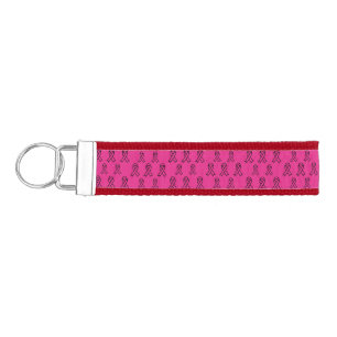 Breast Cancer Awareness Wrist Keychain