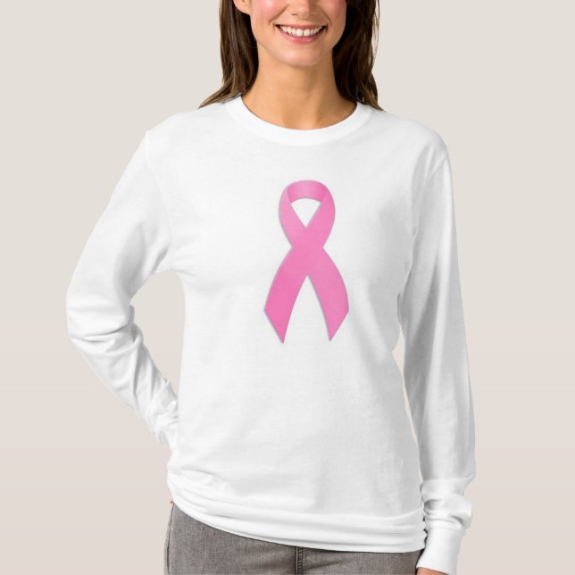 Breast Cancer Awarness Long Sleeved T-Shirt (Front)