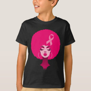 Breast Cancer Black African American Women Support T-Shirt