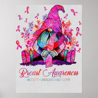 Breast Cancer Breast Awareness Support Cancer Acce Poster