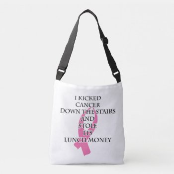 Breast Cancer Bully Crossbody Bag by BlakCircleGirl at Zazzle