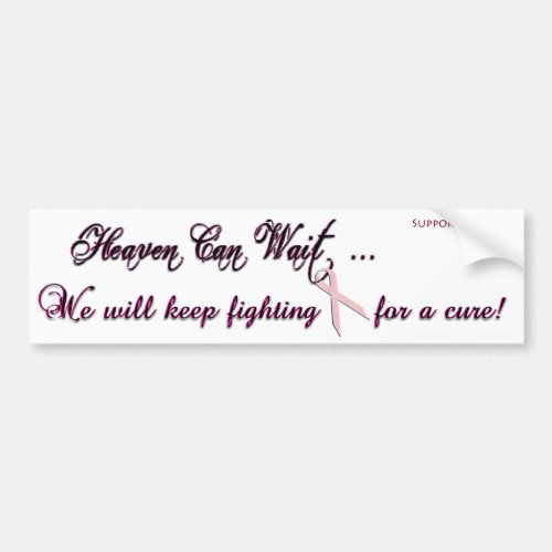 Breast Cancer Bumper Sticker