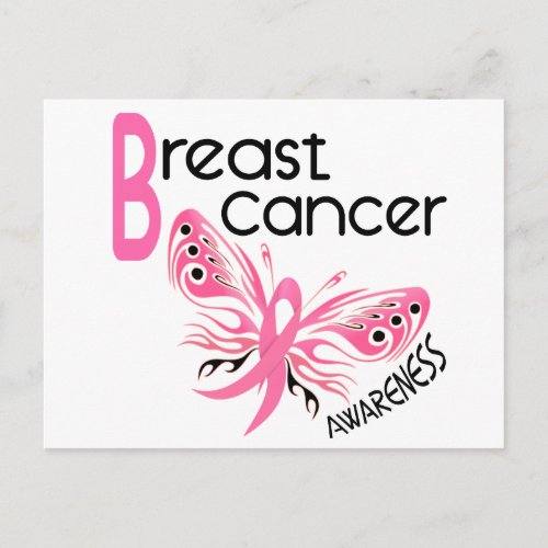 Breast Cancer BUTTERFLY 31 Postcard