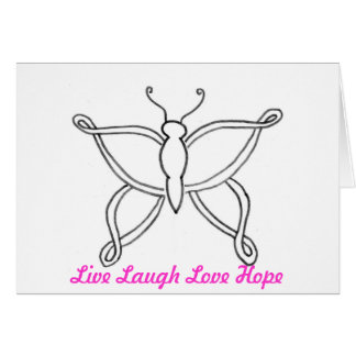 Breast Cancer Butterfly Cards