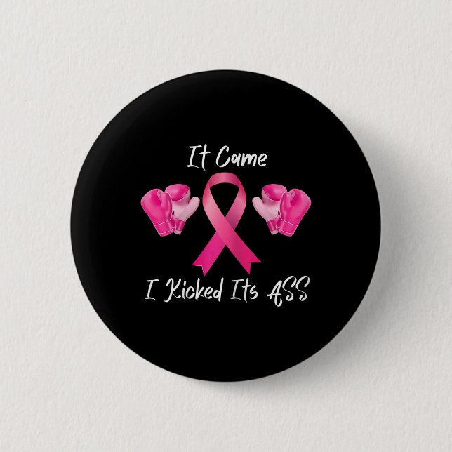Breast Cancer  Button (Front)