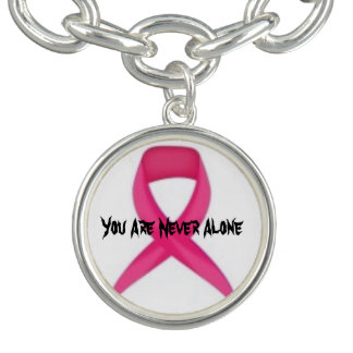 Breast Cancer Charm bracelet