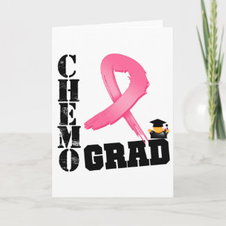 Breast Cancer Chemo Grad Card