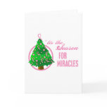 Breast Cancer Christmas Miracles Holiday Card
