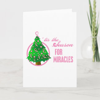 Breast Cancer Christmas Miracles Holiday Card