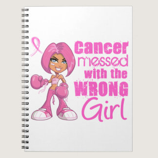 Breast Cancer Combat Girl 1 Notebook