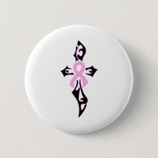 Breast Cancer Cross Button