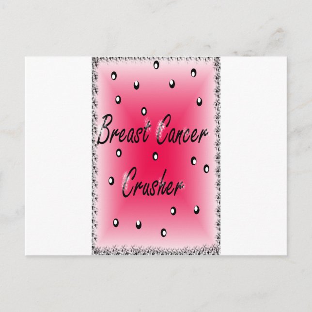 Breast Cancer Crusher Postcard (Front)