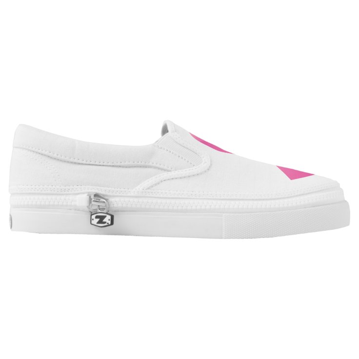 Breast Cancer Cure Slip-On Sneakers by Elle Rose | Zazzle