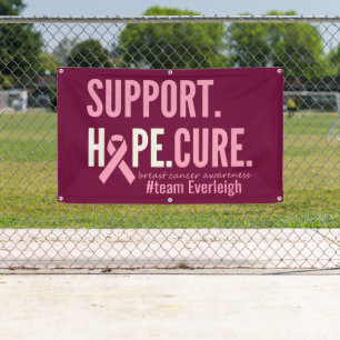 breast cancer Custom Personalized Banner Sign