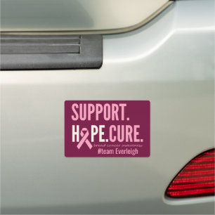 breast cancer Custom Personalized Car Magnet