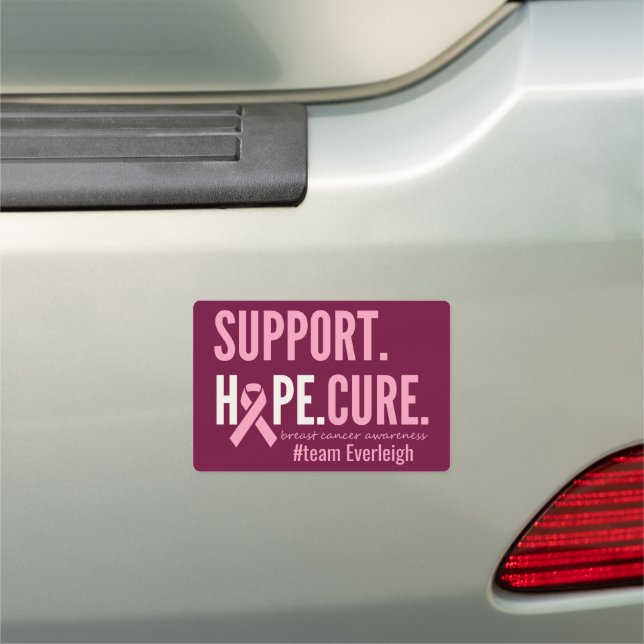 breast cancer Custom Personalized Car Magnet (In Situ)