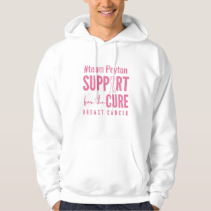 breast cancer custom support Pullover Hoodie