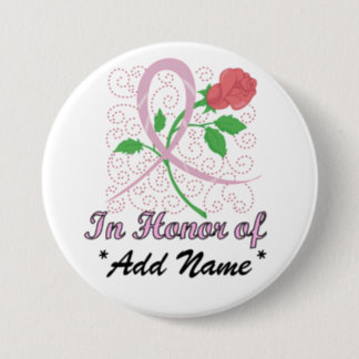 Breast  Cancer Customizable Large Round Button