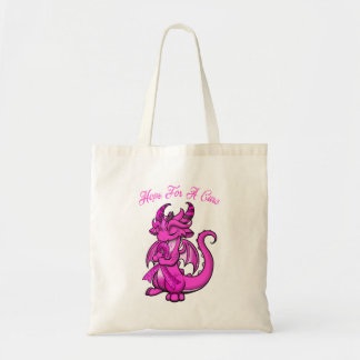 Breast Cancer Dragon Hope For A Cure Cancer Surviv Tote Bag